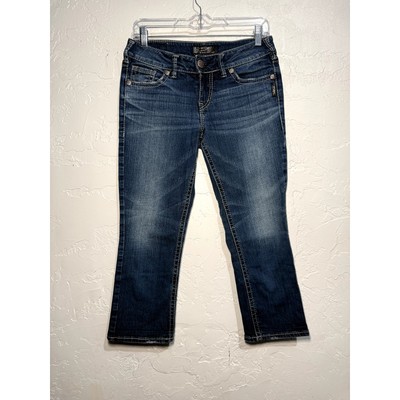 Silver Jeans suki mid capri jeans womens 27 normcore casual western cowgirl