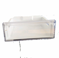 Clear & White Fridge/Freezer Drawer Bin Replacement Part - Plastic Drawer