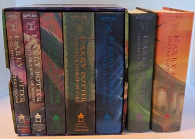 Harry Potter Hardcover Books 1-7 J.K. Rowling First American Ed Box Set 1-5