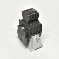 ABB AL26-40-00 Contactor w/ CA5-31M Aux Contact Block, 4-Pole, 40 Amp & CAL5-11