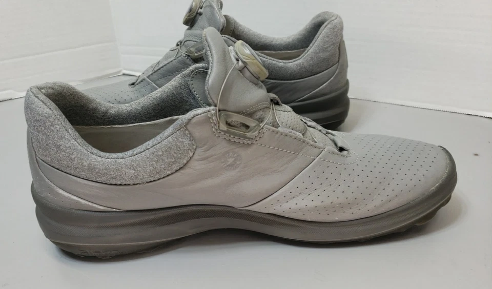 Zapatos de cuero ECCO Golf Biom Hybrid 3 grises talla 12 EU 46 ancho extra Gore-Tex Foto 3 de 4
