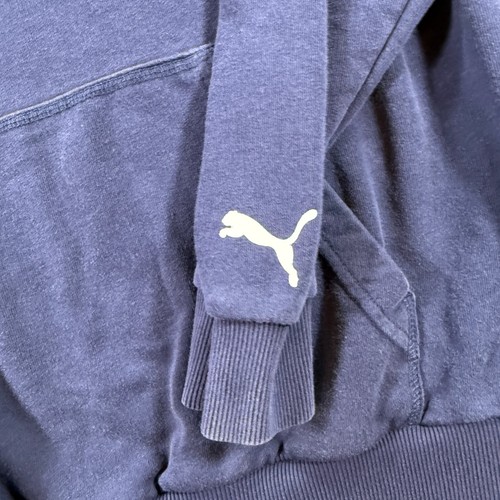 Puma Arsenal Gunners Hoodie Mens 2XL Blue Fleece Sweatshirt Pullover Soccer - Picture 2 of 9
