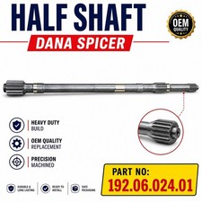 Dana Spicer 192.06.024.01 Half Shaft Suitable For Escortsbomag Dana Spicer 192.06.024.01 Half Shaft Suitable For Escortsbomag