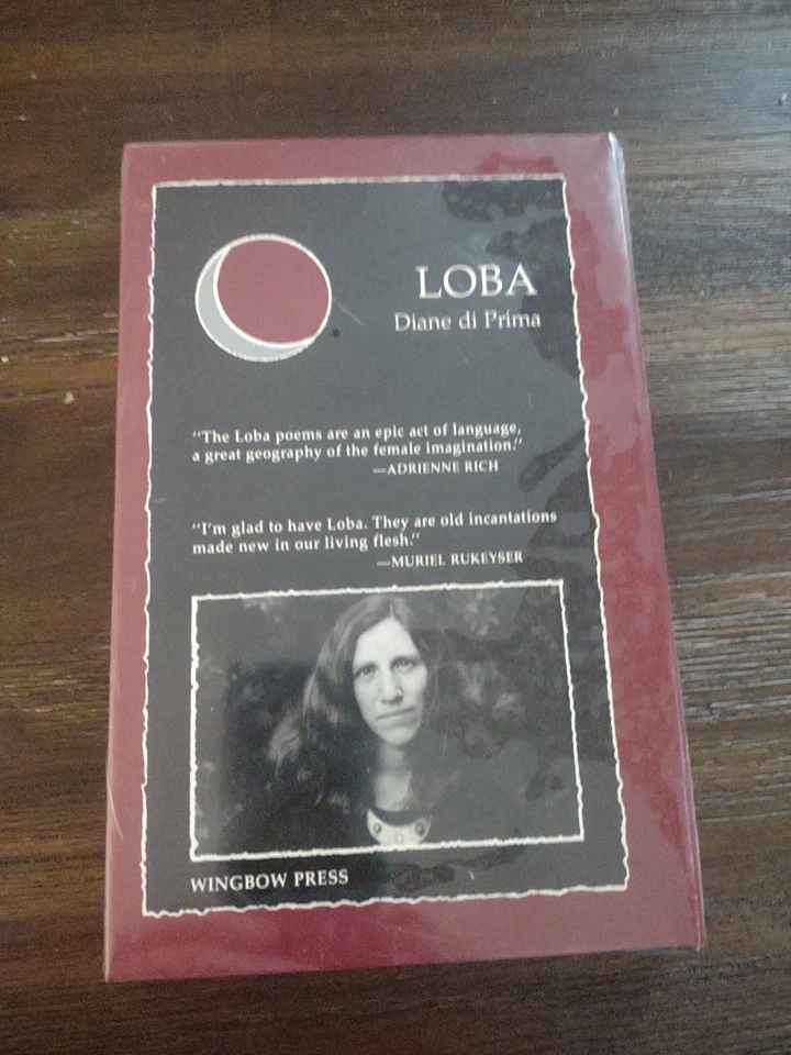 Diane Di Prima Loba Parts I VIII 1st Edition 1978 Wingbow Press Mint Hardcover - Image 2 of 2