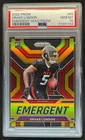 2022 Prizm Drake London Emergent RC Prizms Gold #4/10 Falcons PSA 10