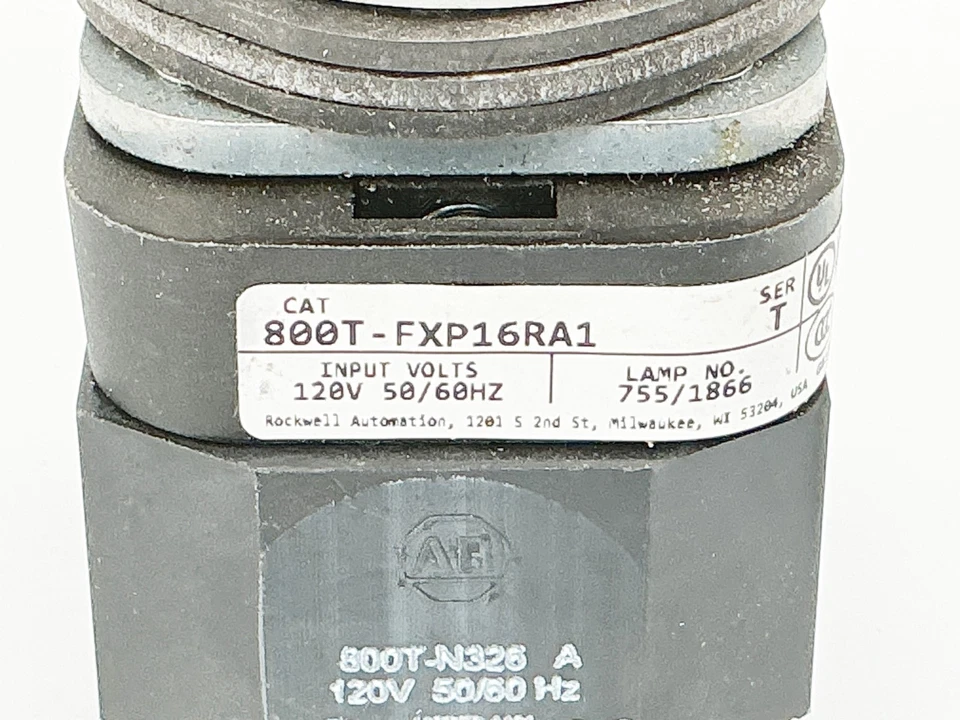 Allen Bradley 800T-FXP16RA1 Pushbutton Red Mushroomhead 120V 50/60Hz Ser.T - Image 2 of 4