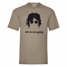 John Lennon All We Are Saying Is Give Peace A Chance T Shirt Small-2XL