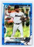 2021 Bowman Draft Chrome 1st Sapphire #BDC-26 Jordan McCants Miami Marlins