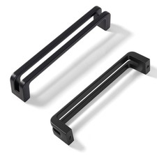 Matte Black zinc Alloy Cabinet pulls,Matte Black 5 Inch 128mm Ho