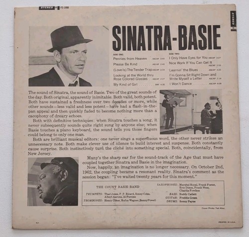 Frank Sinatra & Count Basie Ein historisches Musical erste LP FS-1008 EUC - Bild 2 von 6
