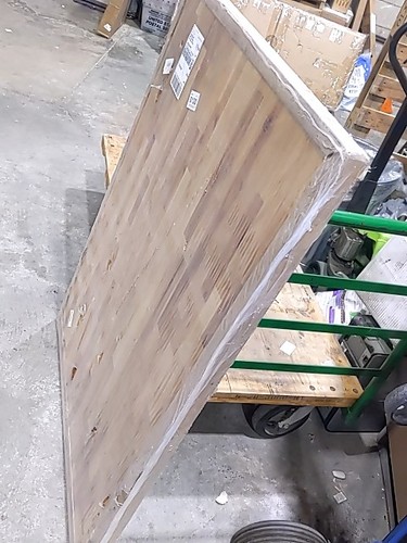 Global Industrial 48 x 36 x in. Thick Birch Butcher Block Square Edge Work Bench