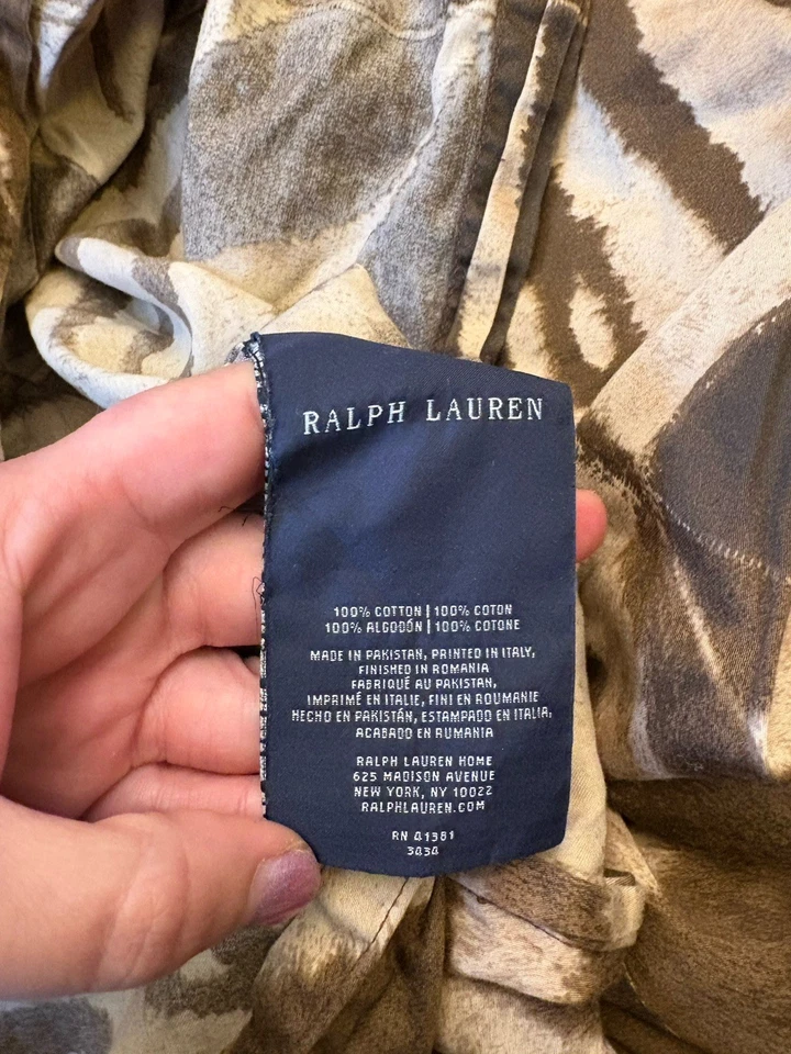 Funda nórdica Ralph Lauren Victoria Falls Queen con 2 fundas de almohada estándar Foto 3 de 4