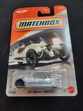 2026 MATCHBOX 02/125 2021 MORGAN 3 WHEELER Silver New Near Mint