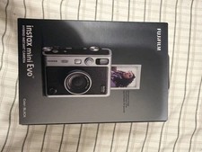 Fujifilm instax mini Evo Hybrid Instant Camera, Black unopened box