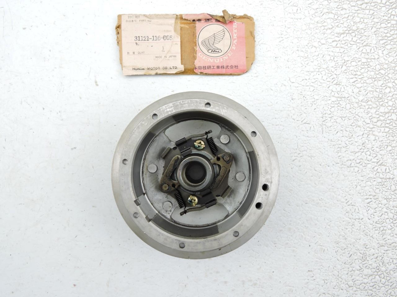 昭和レトロ　モーターミル NOS Honda Flywheel Stator Rotor 31121-116-005 1973-1976 XR75 W87e