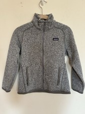 Patagonia Kids Better Sweater Gray Jacket Size Medium 10 