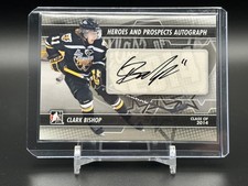 2013-14 ITG Heroes and Prospects #A-CB Clark Bishop AU Screaming Eagles