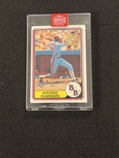 2019 Topps Archives Signature Series 1/1 Andre Dawson Auto 1987 Topps Boardwalk