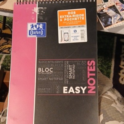 Oxford Easy Notes A4 Smart Notepad Spiral Notebook MPN 400128898