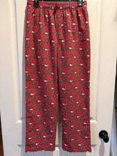 Vineyard Vines Flannel Red Christmas Whale Pajama Pants XL