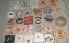 Sottobicchieri vintage BIRRA hotel stranieri COCA-COLA compagnie aeree più L@@K scegli FS