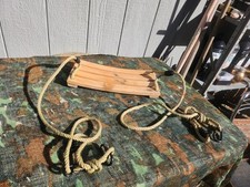 Wooden Tree Swing with Ropes Toddlers Kids Hanging Swing Outdoor Play