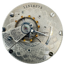 Antique 18s 1905 Elgin 7 Jewels Mechanical Hunter Pocket Watch Movement 287 USA