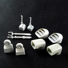 Harrier II GR.5/ GR.7/GR.9 Swiveling Nozzles & Outrigger Wheels (Resin, PE) 1:72
