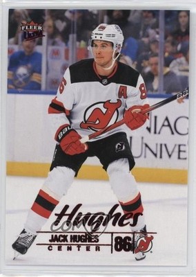 2024-25 Upper Deck Fleer Ultra Red Foil 36/94 Jack Hughes #184 6so