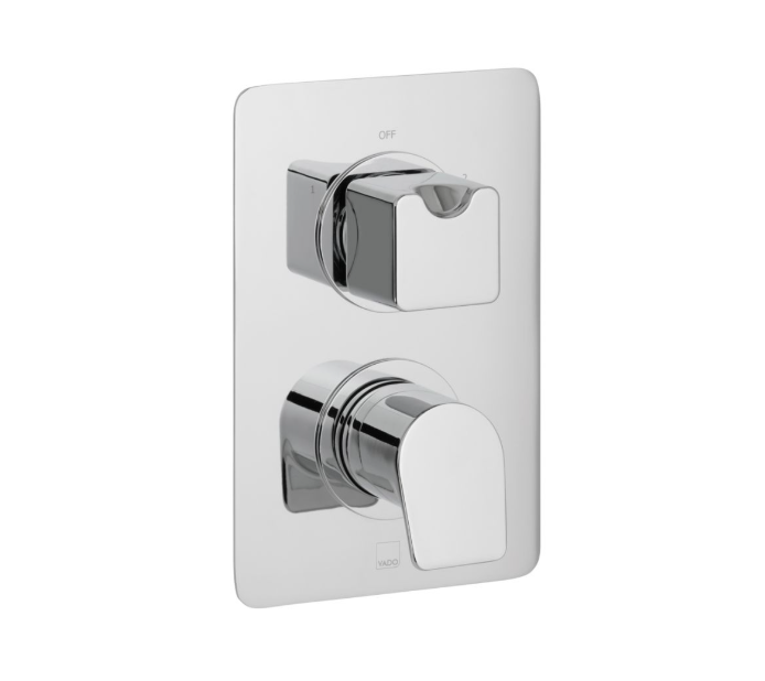 Vado Photon 1 Outlet Shower Valve Chrome PHO-148D-TRIM-C/P  NEW