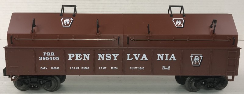 Lionel, O Scale, O Gauge, Gondola w/ Covers, PRR #385405, Pennsylvania, 3-Rail