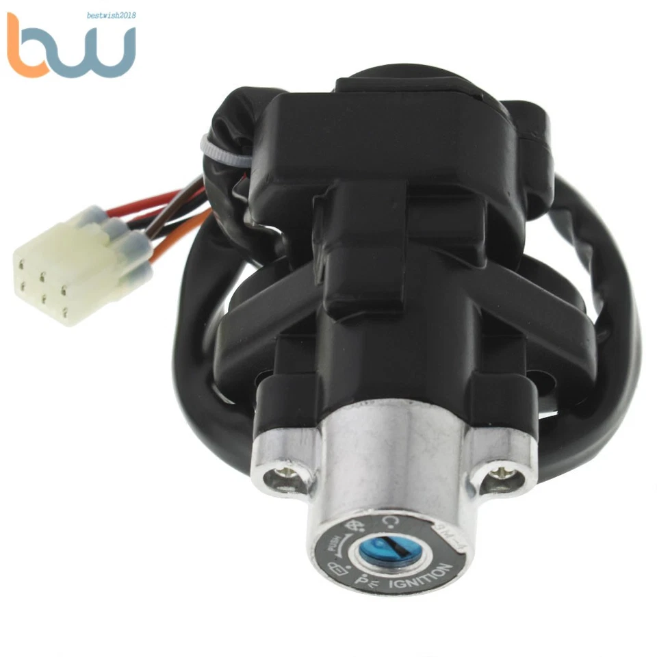 Ajuste para Suzuki Katana 600 Katana 750 Interruptor de encendido Tapa de gas Cubierta Cerradura de asiento Llave Foto 3 de 4