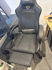 SONGMICS Gaming Chair Office Racing Desk Chair Ergonomic Adjustable Headrest Lum