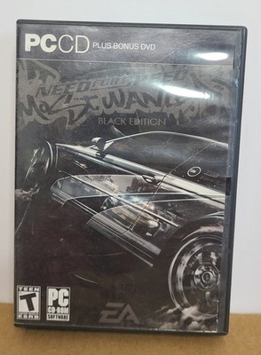 Need for Speed Most Wanted Black Edition PC 2005 5-disc w/ Slipcase & Manual EUC