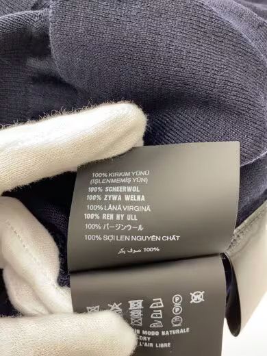 PRADA/Cardigan (Lightweight)/Size 40/Wool/NVY/Solid/DNA00S thumbnail 5