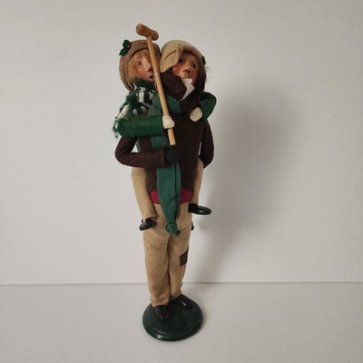 Byers Choice Carolers 1990 A Christmas Carol Bob Cratchit & Tiny Tim 1st Edt 469