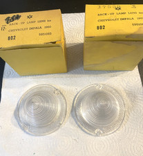 1960 Chevrolet Impala Back Up Lenses Set Of 2 Glo-brite 5951083 Nors
