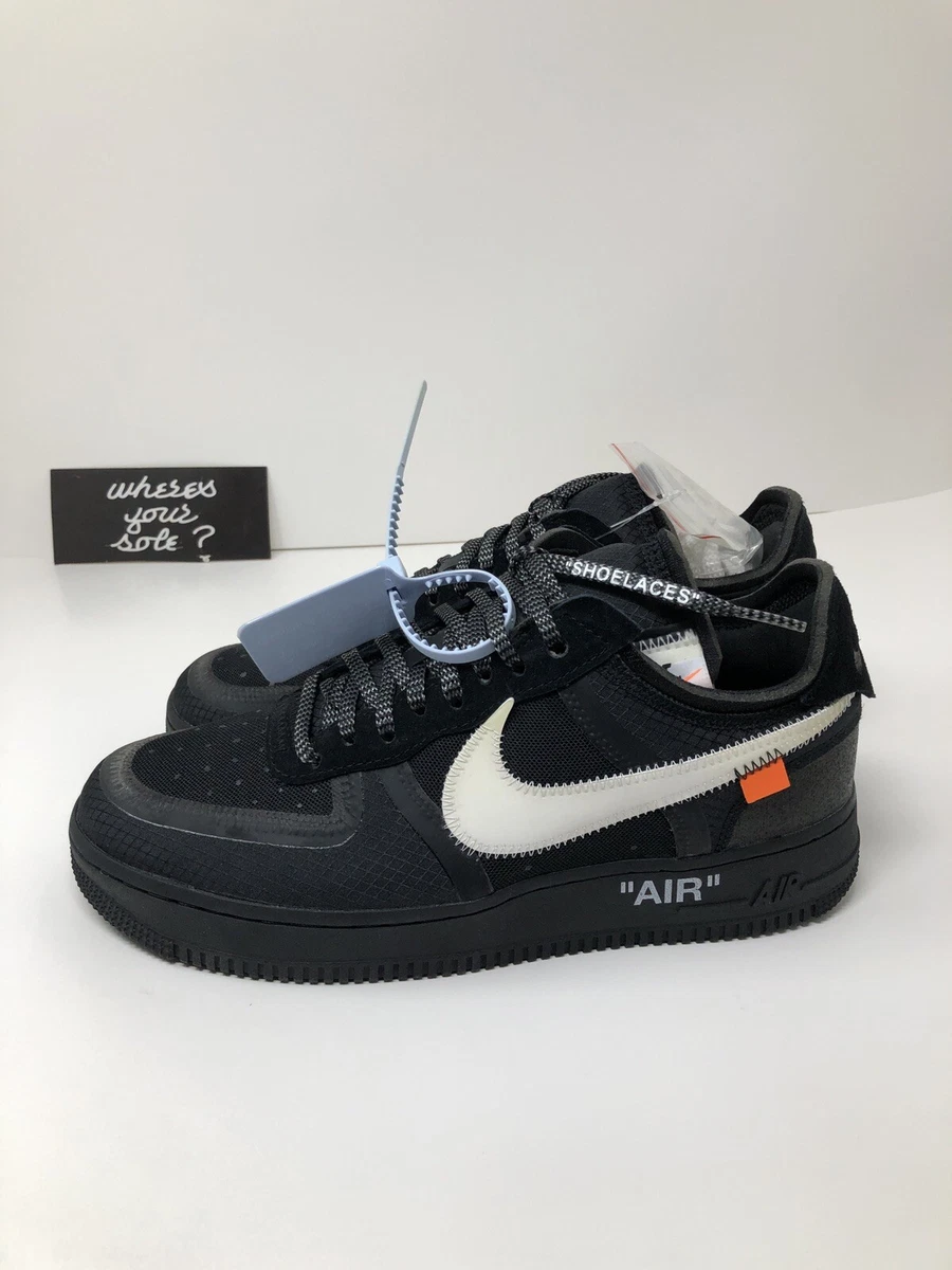 Off-White c/o Virgil Abloh Nike Air Force 1 Low in Black