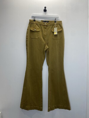 Boden Denim High Waist Flare Trousers Size 16 Regular W36  NEW RRP £85 Autumn