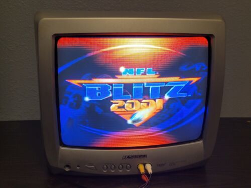 Sansui DTV1300A 13" Retro Gaming CRT Television Silver Black Working No Remote - Picture 3 of 8