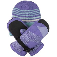 Free Country Kids' Hat and Mitten Set 3M Thinsulate Insulation Extra Warmth