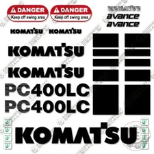 Fits Komatsu PC400LC-6 Decal Kit Excavator Sticker Replacements - 7 YEAR VINYL!