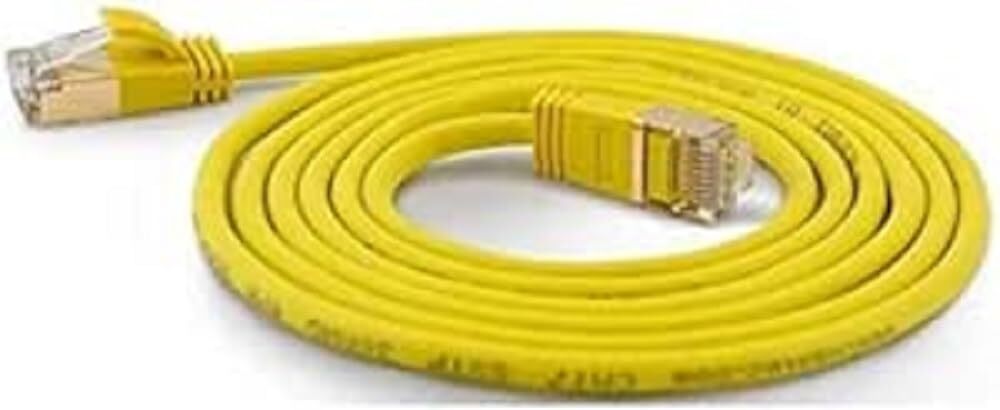 wantecWire Extra Thin Patch Cable CAT.7 Cable CAT.6 Connector SSTP Shielded Leng