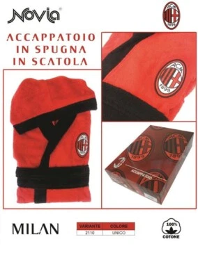 NOVIA ACCAPPATOIO MILAN ADULTO IN SCATOLA Prodotto Ufficiale