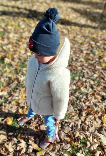 Giacca bambino MERINO lana vergine 100% lana di pecora - Foto 7 di 12