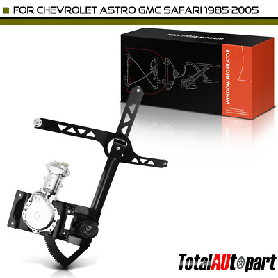 TRQ Front Left Window Regulator & Motor For 1985-2005 Chevy Astro GMC Safari
