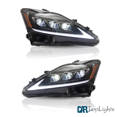 Full LED Projector Headlights For 2006-2013 Lexus IS250 IS350 IS F Assembly Pair