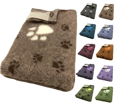 ELROPET Hundedecke Vet Bed Premium Pfoten Original höchste Qualitätsstufe 30mm für Hunde