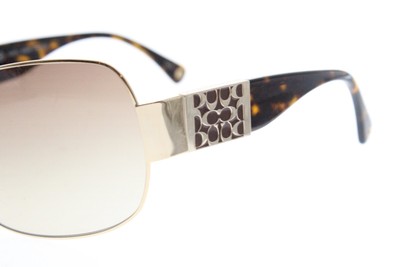 Coach Hazel S563 Blonde Tortoise 57-18-120 Sunglasses Brown  display picture 3