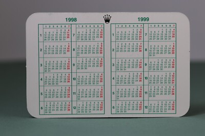 ROLEX - Grüner Kalender 1998/1999